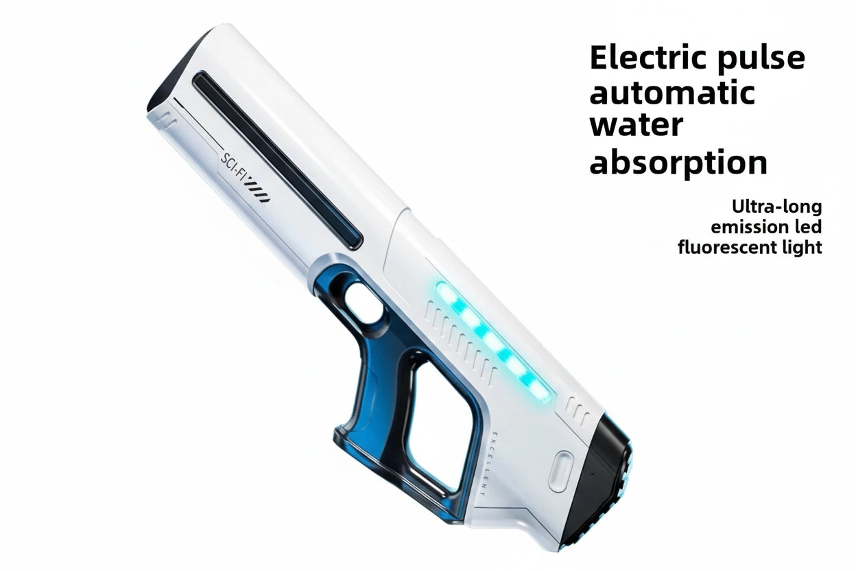 LED Electric Water Blaster – Automatic High-Pressure Gun