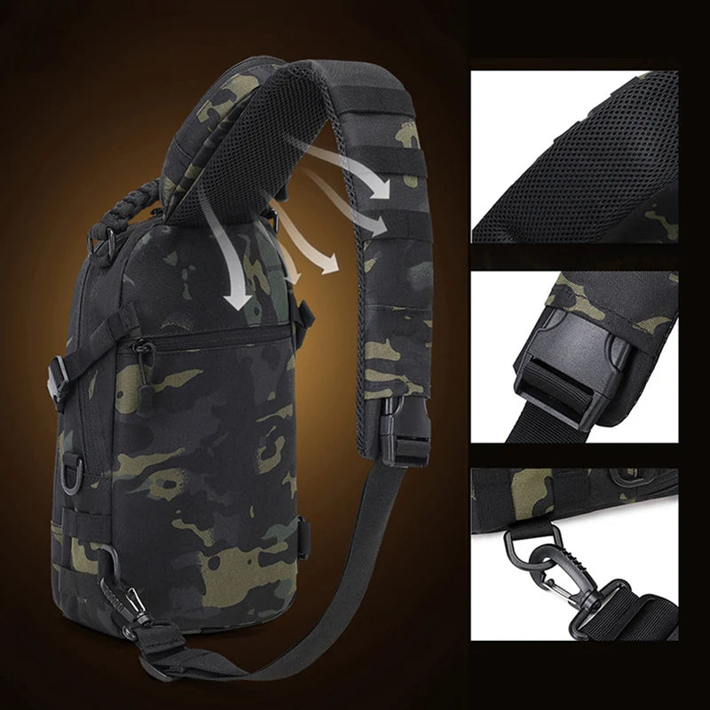 Tactical MOLLE Chest Sling Bag