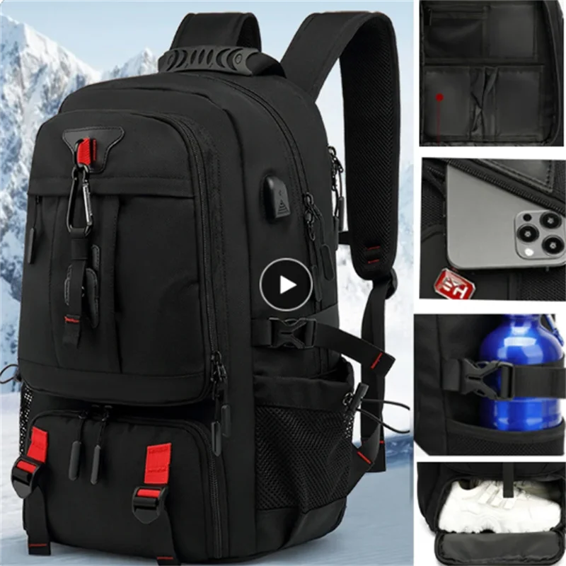 Expandable Waterproof Travel Backpack – 50L / 60L / 80L