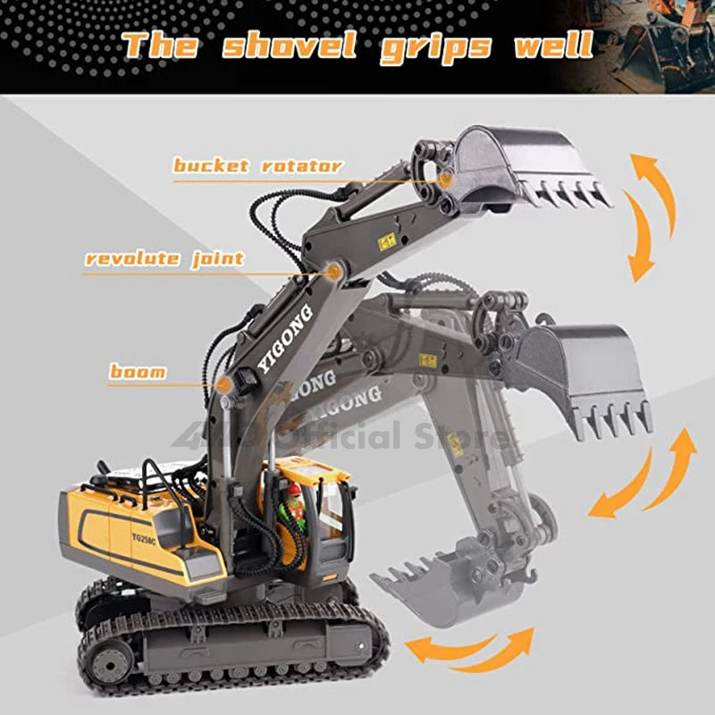 4WD RC Alloy Excavator / Dump Truck