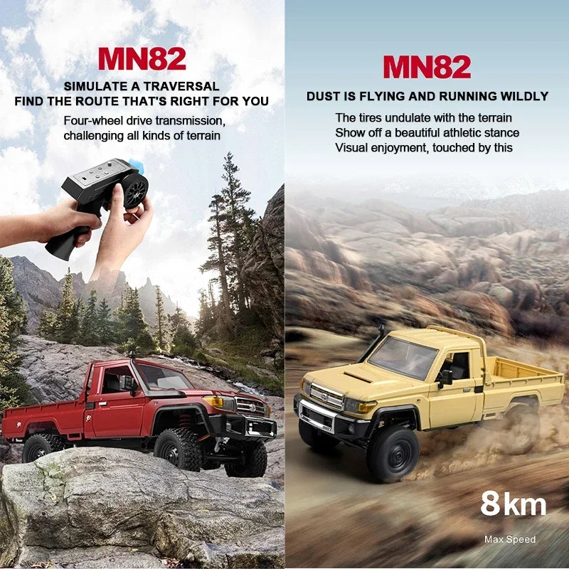 MN82 1:12 4WD RC Off-Road Crawler