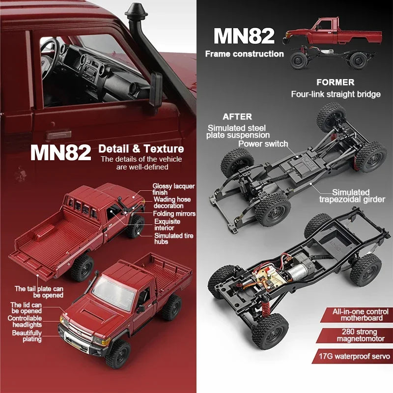 MN82 1:12 4WD RC Off-Road Crawler