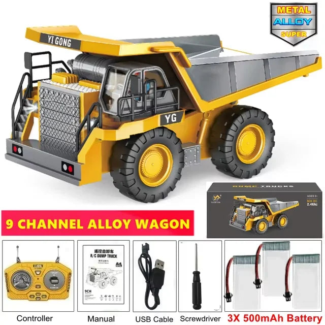 4WD RC Alloy Excavator / Dump Truck