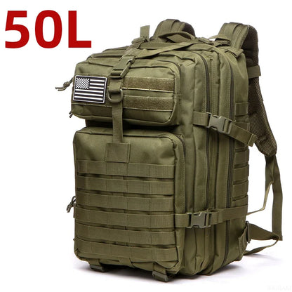 25L / 50L Tactical Outdoor Backpack – Waterproof Nylon