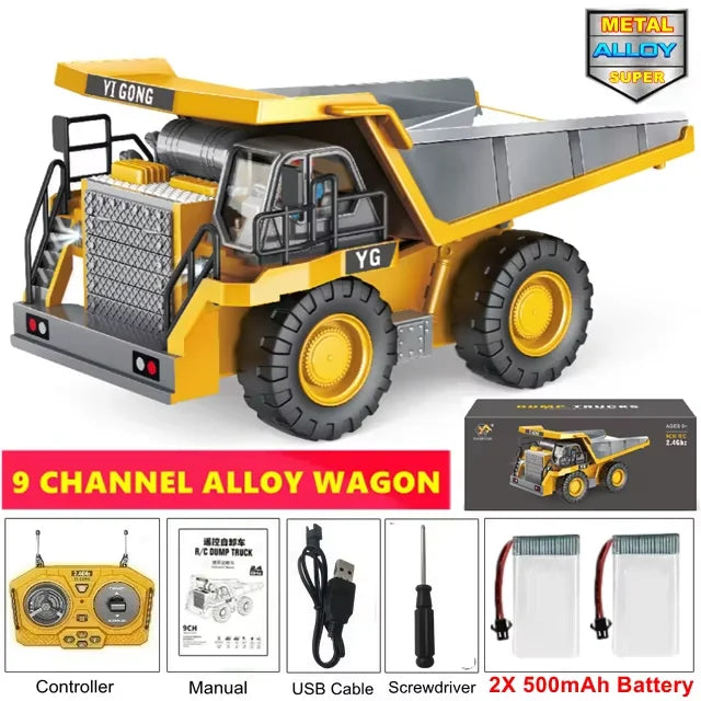 4WD RC Alloy Excavator / Dump Truck