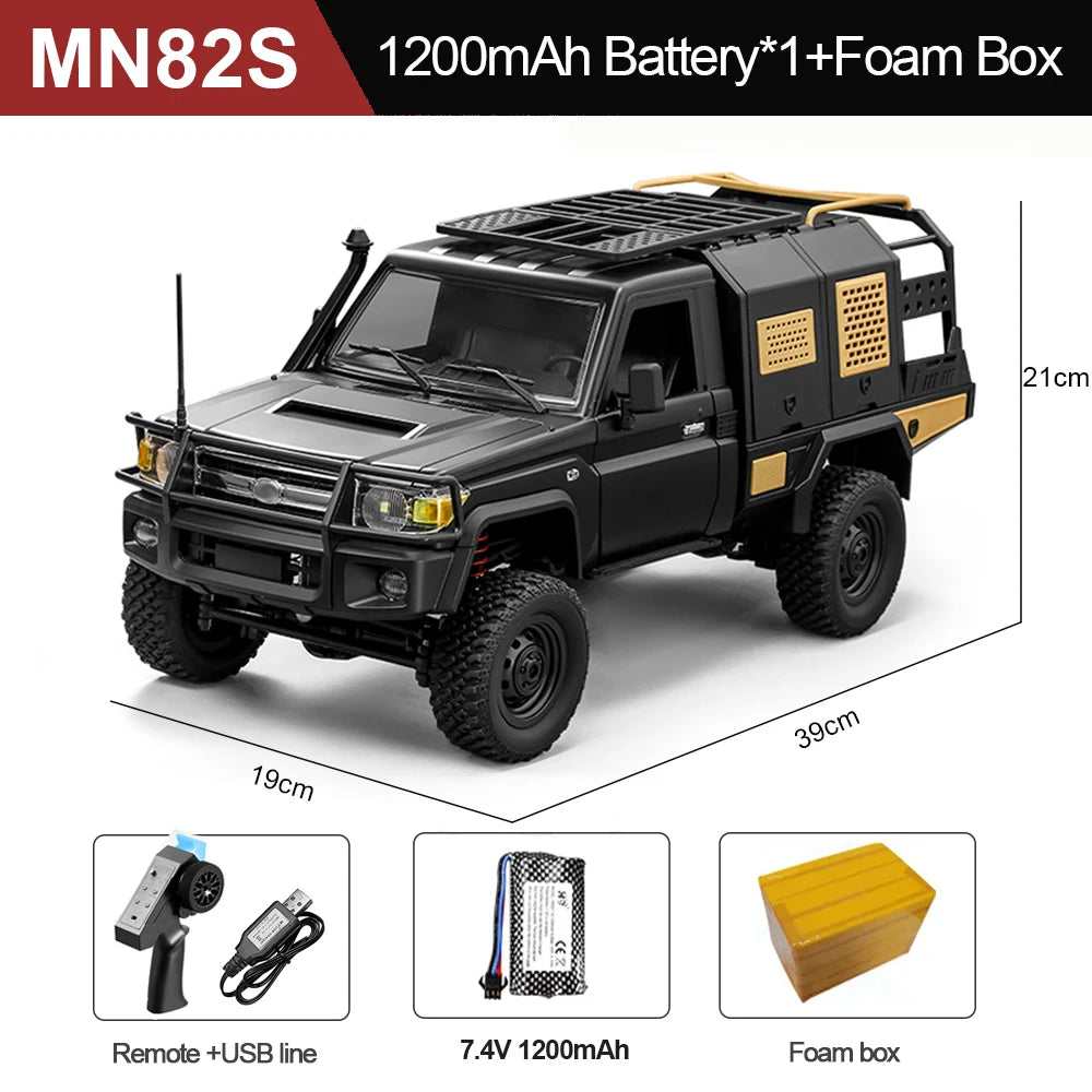 MN82S 1:12 scale 4WD RC crawler