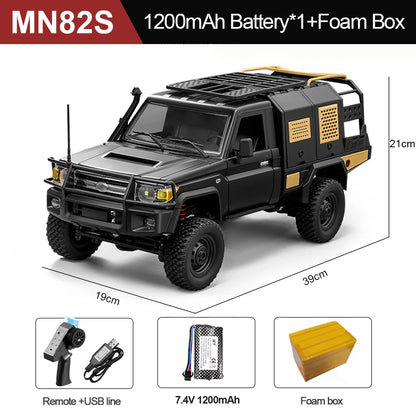 MN82S 1:12 scale 4WD RC crawler
