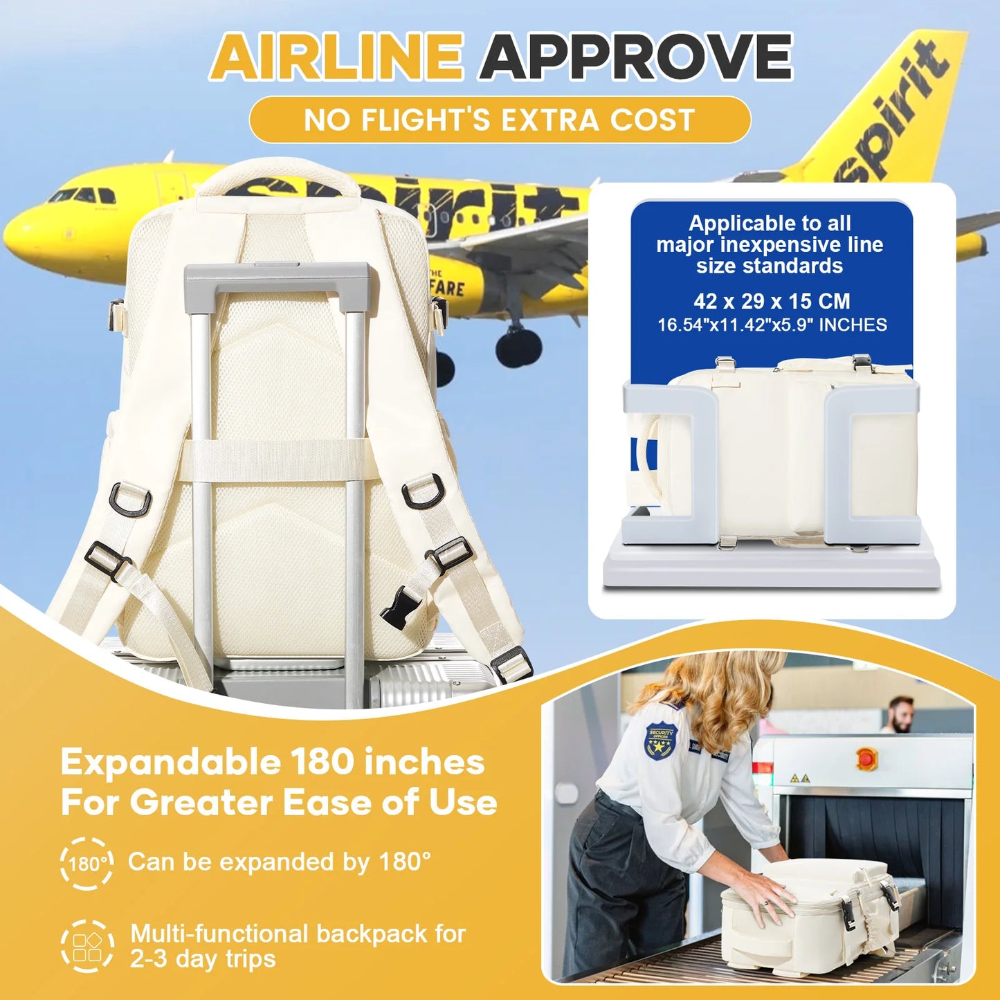 Ryanair Cabin Vacuum Compression Backpack