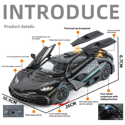 1:18 AMG ONE Diecast Model Car with Sound & Lights