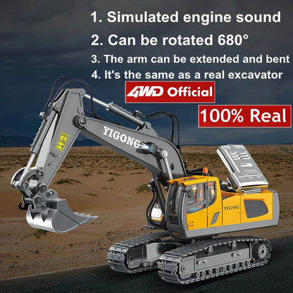 4WD RC Alloy Excavator / Dump Truck