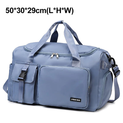 Women’s Gym & Travel Duffel Bag – Dry Wet Compartment Weekender