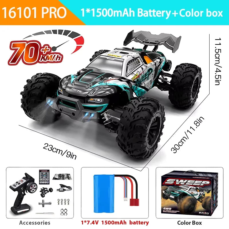 1:16 4WD RC Monster Truck – High-Speed Off-Road Edition