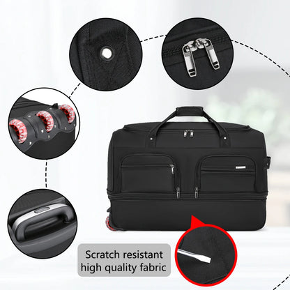 Waterproof Rolling Travel Duffel