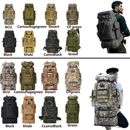 80L / 100L Tactical Hiking Backpack