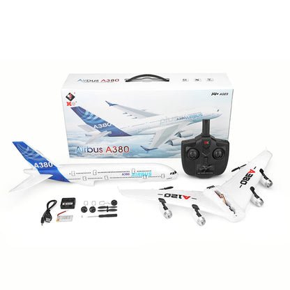 A380 RC Foam Glider Plane – 2CH / 3CH with 6-Axis Gyro Stabilizer