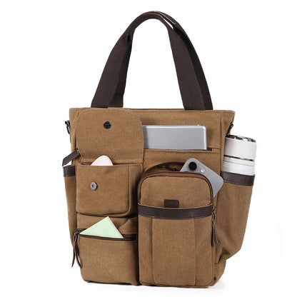 Men’s Vintage Canvas Messenger Bag