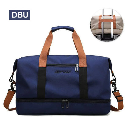 Travel Weekender Duffel with Shoe Compartment