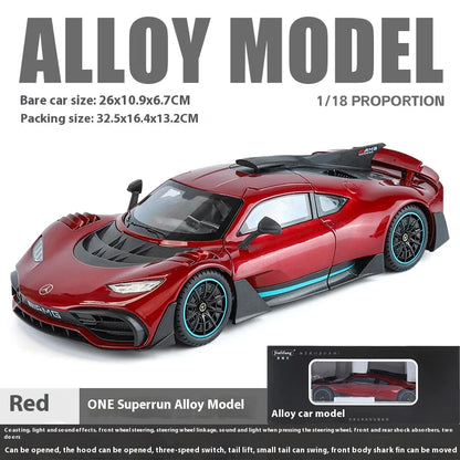1:18 AMG ONE Diecast Model Car with Sound & Lights