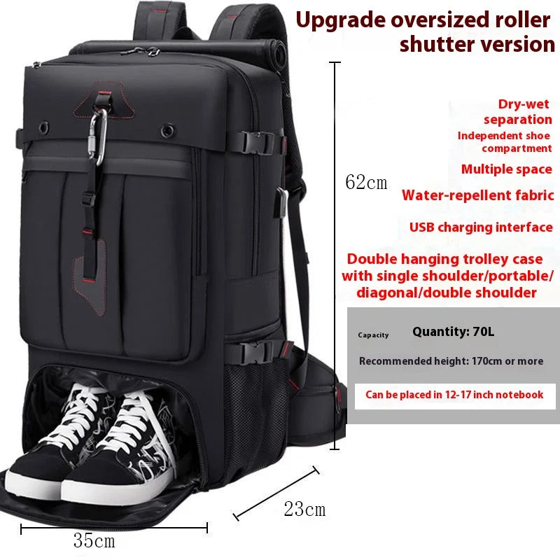 35/60/70L Large Capacity Travel Backpack