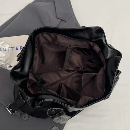 Retro PU Leather Shoulder Bag