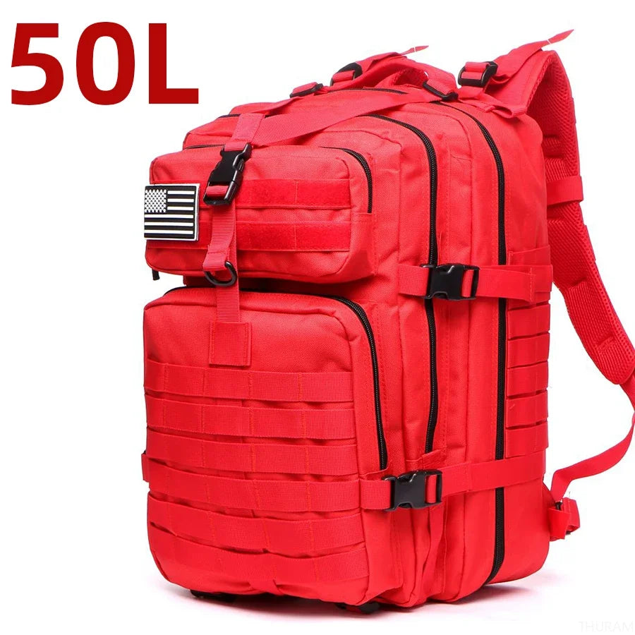 25L / 50L Tactical Outdoor Backpack – Waterproof Nylon