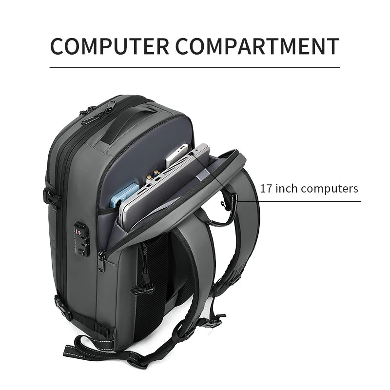 Vacuum Compression Backpack – 17” Laptop Carry-On