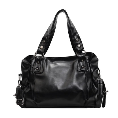 Retro PU Leather Shoulder Bag