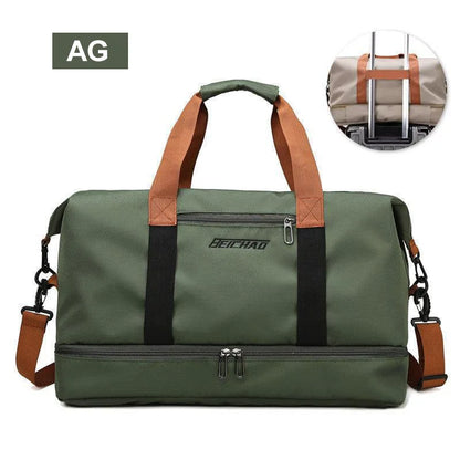 Travel Weekender Duffel with Shoe Compartment