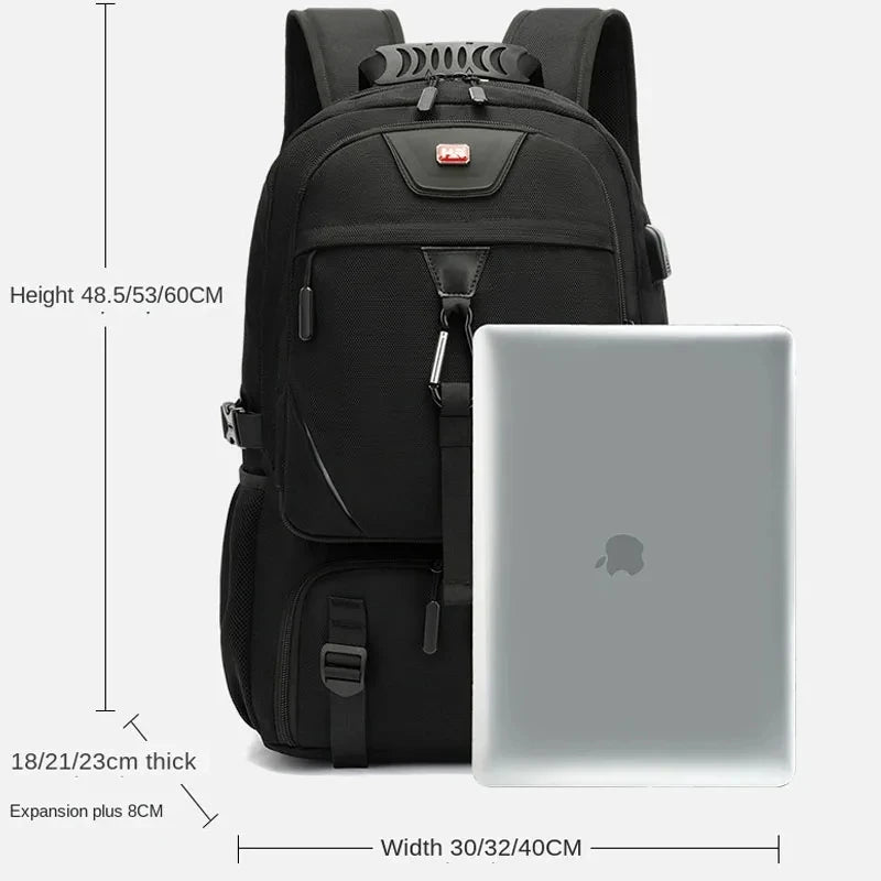 Expandable Waterproof Travel Backpack – 50L / 60L / 80L