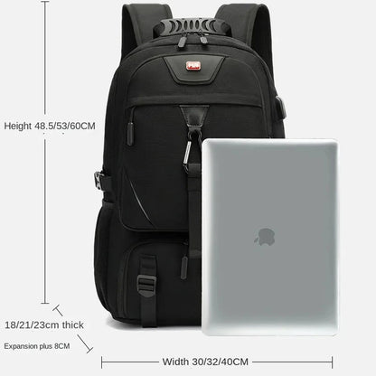 Expandable Waterproof Travel Backpack – 50L / 60L / 80L