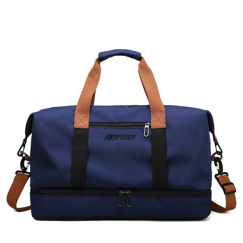 Travel Weekender Duffel with Shoe Compartment