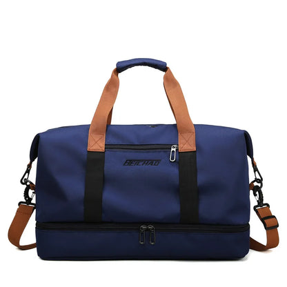 Travel Weekender Duffel with Shoe Compartment