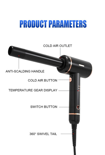 Hair Curler Cold Air Curling Irons-two in one