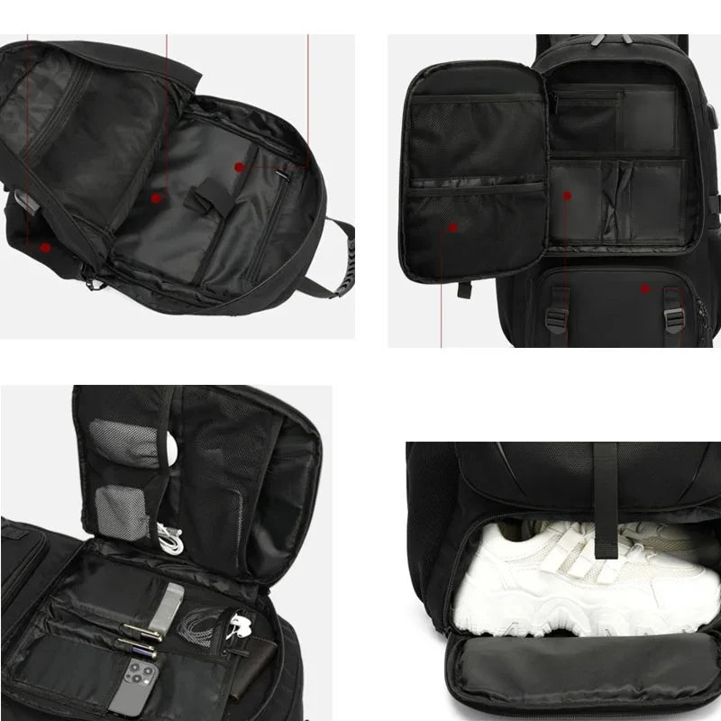 Expandable Waterproof Travel Backpack – 50L / 60L / 80L