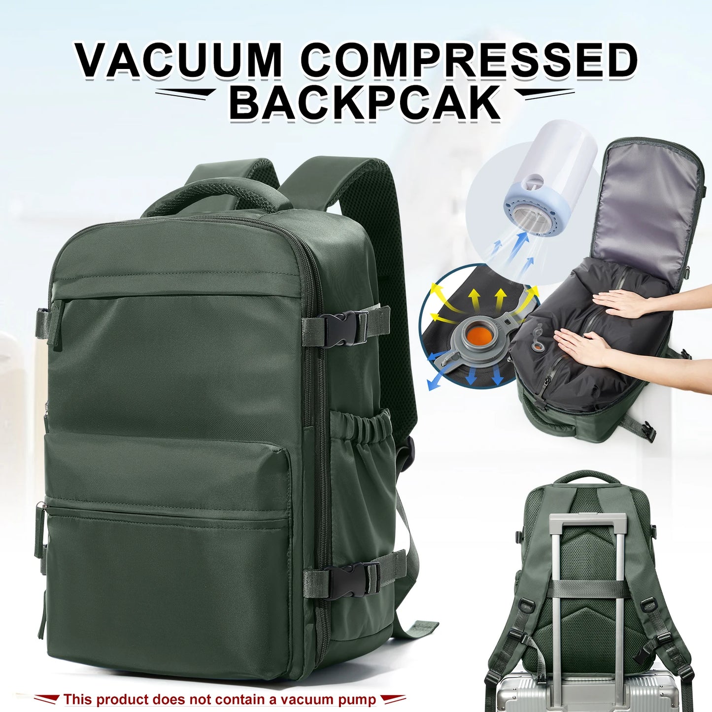 Ryanair Cabin Vacuum Compression Backpack