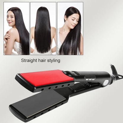 Professional Hair Straightener High Temperature Wide Plates Keratin Straightening Irons Styling Tool Titanium Flat Iron LED Dis