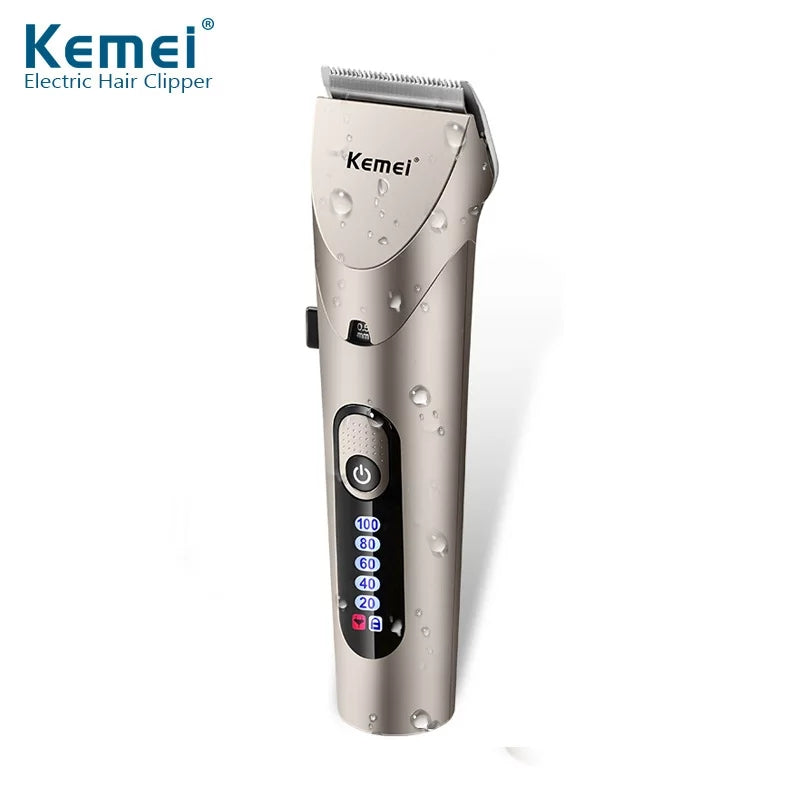 Kemei Hair Clipper Personal Electric Trimmer Rechargeable