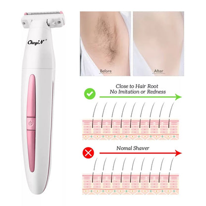 Waterproof Painless Electric Epilator for women