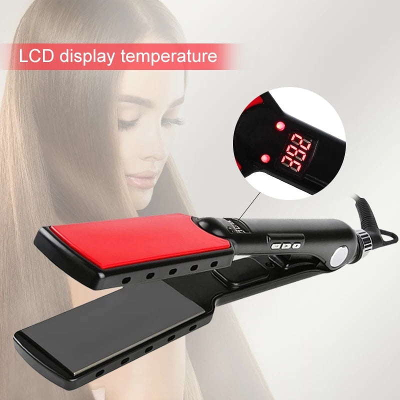 High temperature outlet hair straighteners