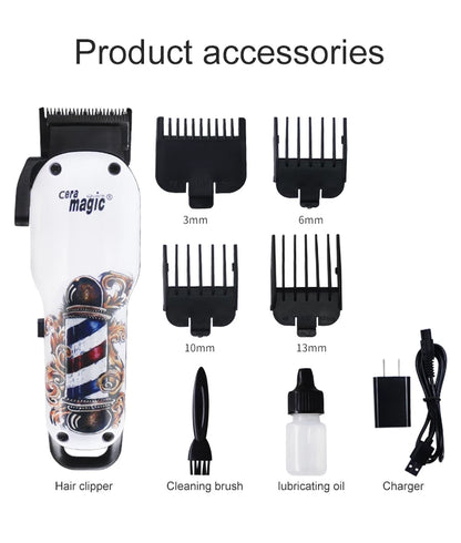 barber shop Hair Trimmer Cutting Machine 110-240V Professional Electric Hair Clipper Newly Design Cutting Machine For Men