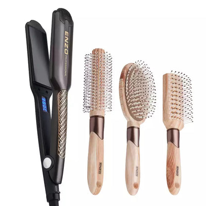 Womens hair straightener, hair brushes set,