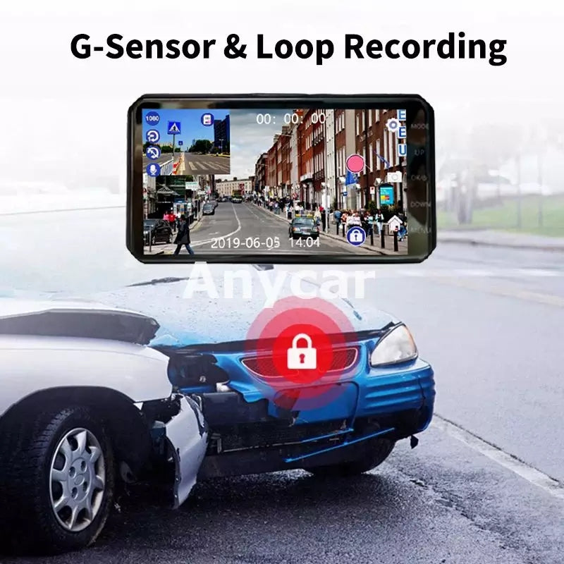 4'' Car DVR Camera Video recorder HD 1080P Dash Cam Auto Digital  Recorder Dashcam Camera IPS Touch Screen G-Sensor WDR Car DVRs