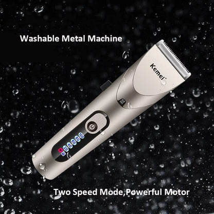 Kemei Hair Clipper Personal Electric Trimmer Rechargeable