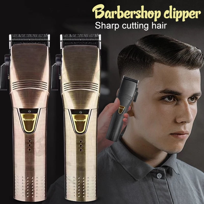 hair clipper men zero-gappedbarbershop Hair Trimmer Rechargeable Cordless Digital close-cutting 0mm t-blade baldheaded outliner