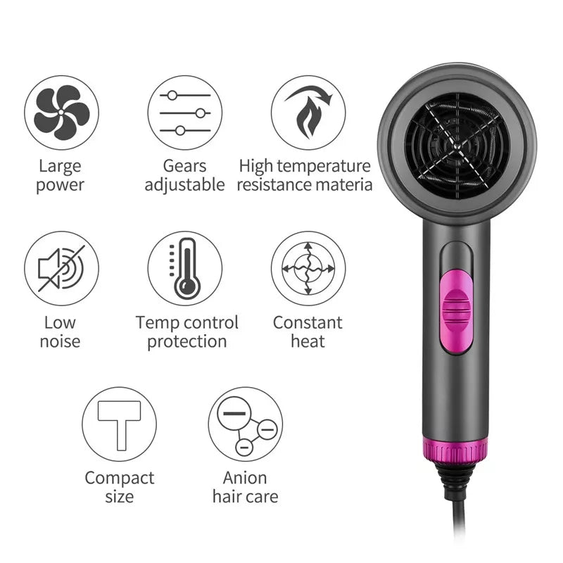 Profession 2000W Hair Dryer Mini