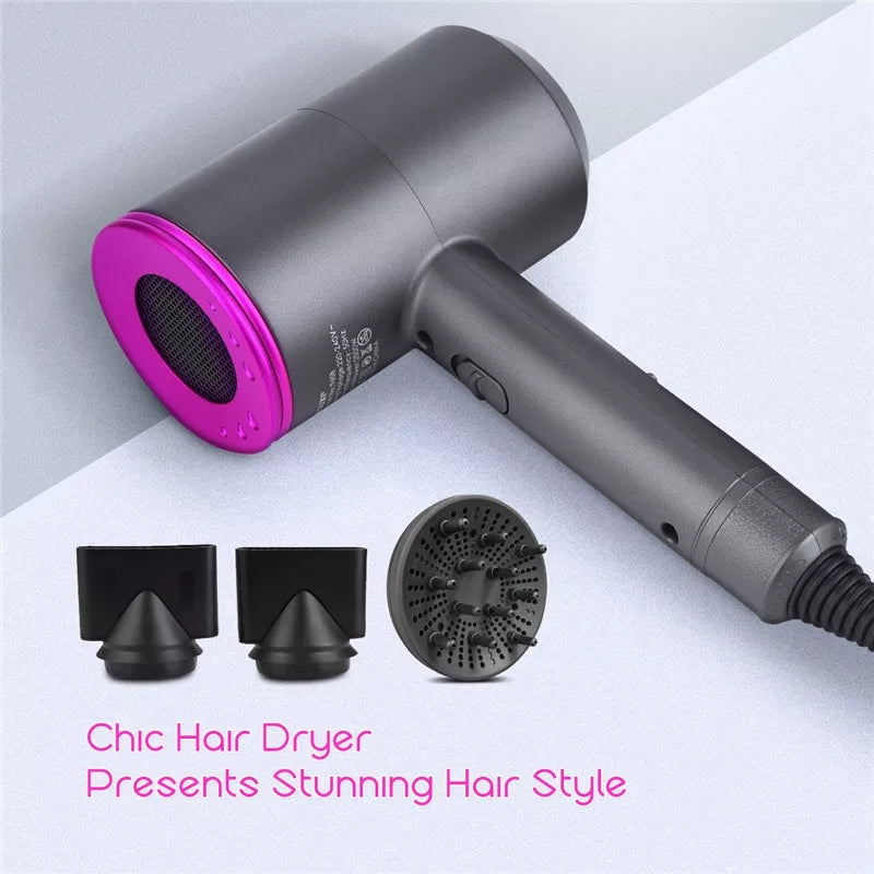 Professional Powerful Hair Dryer Foldable Blow Dryer Hot/Cold like dyson