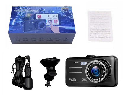 4'' Car DVR Camera Video recorder HD 1080P Dash Cam Auto Digital  Recorder Dashcam Camera IPS Touch Screen G-Sensor WDR Car DVRs