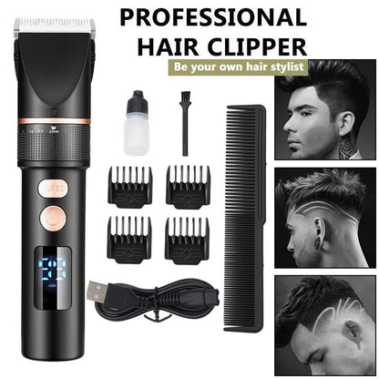 Mens Hair trimmer plus Hair grooming kit