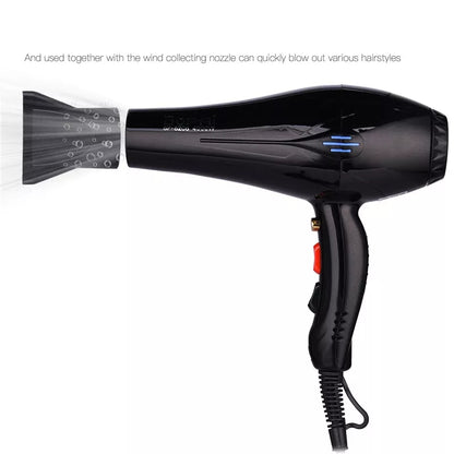 4000W Powerful Professional Salon Hair Dryer Negative Ion Blow Dryer Electric Hairdryer Hot/Cold Wind With Air Collecting Nozzle