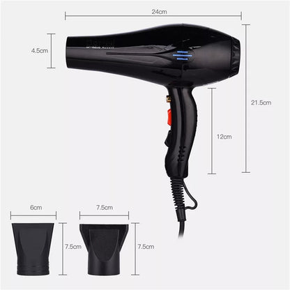 4000W Powerful Professional Salon Hair Dryer Negative Ion Blow Dryer Electric Hairdryer Hot/Cold Wind With Air Collecting Nozzle